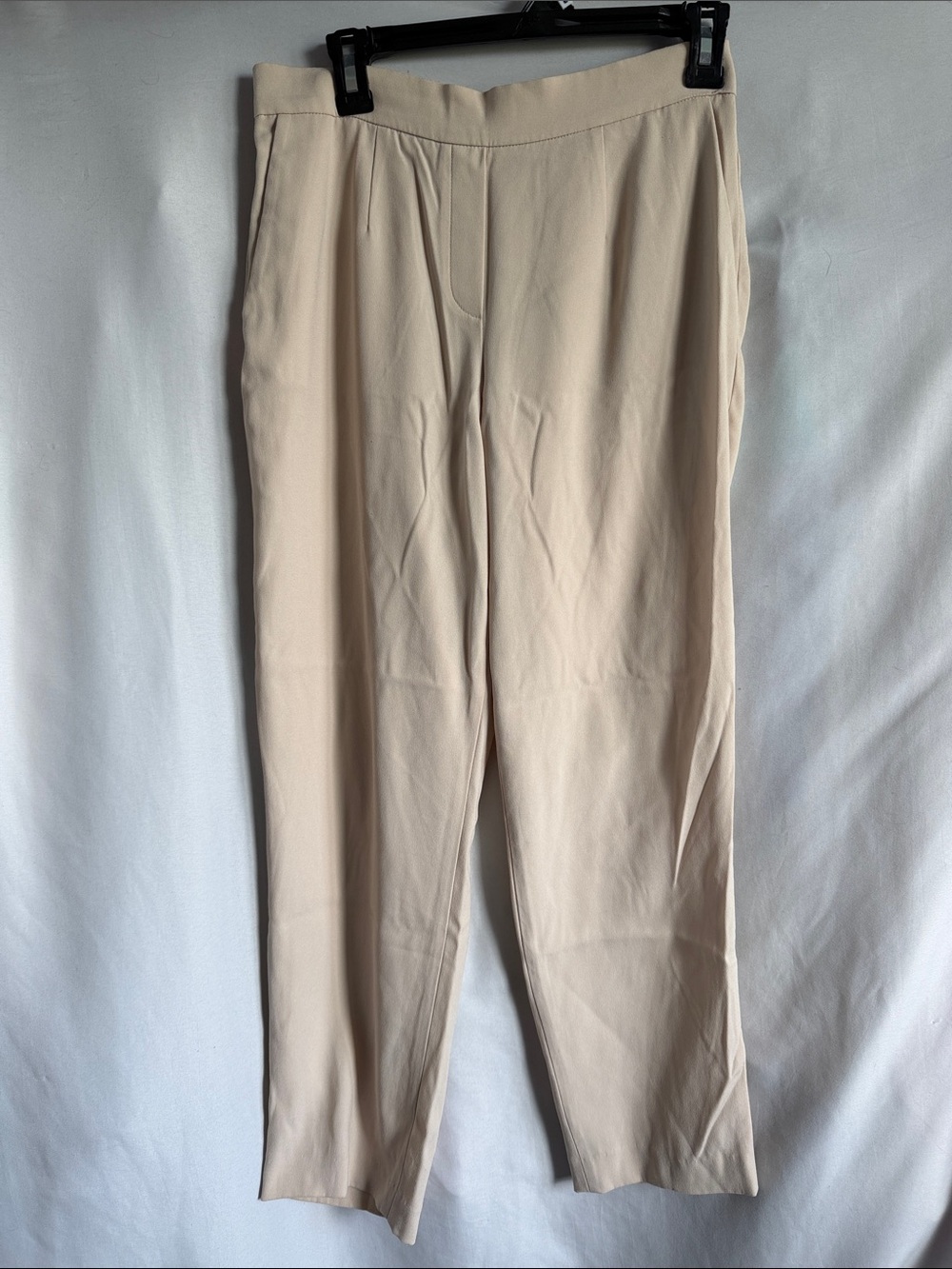 Babaton Slim Tapered Trousers in Light Beige